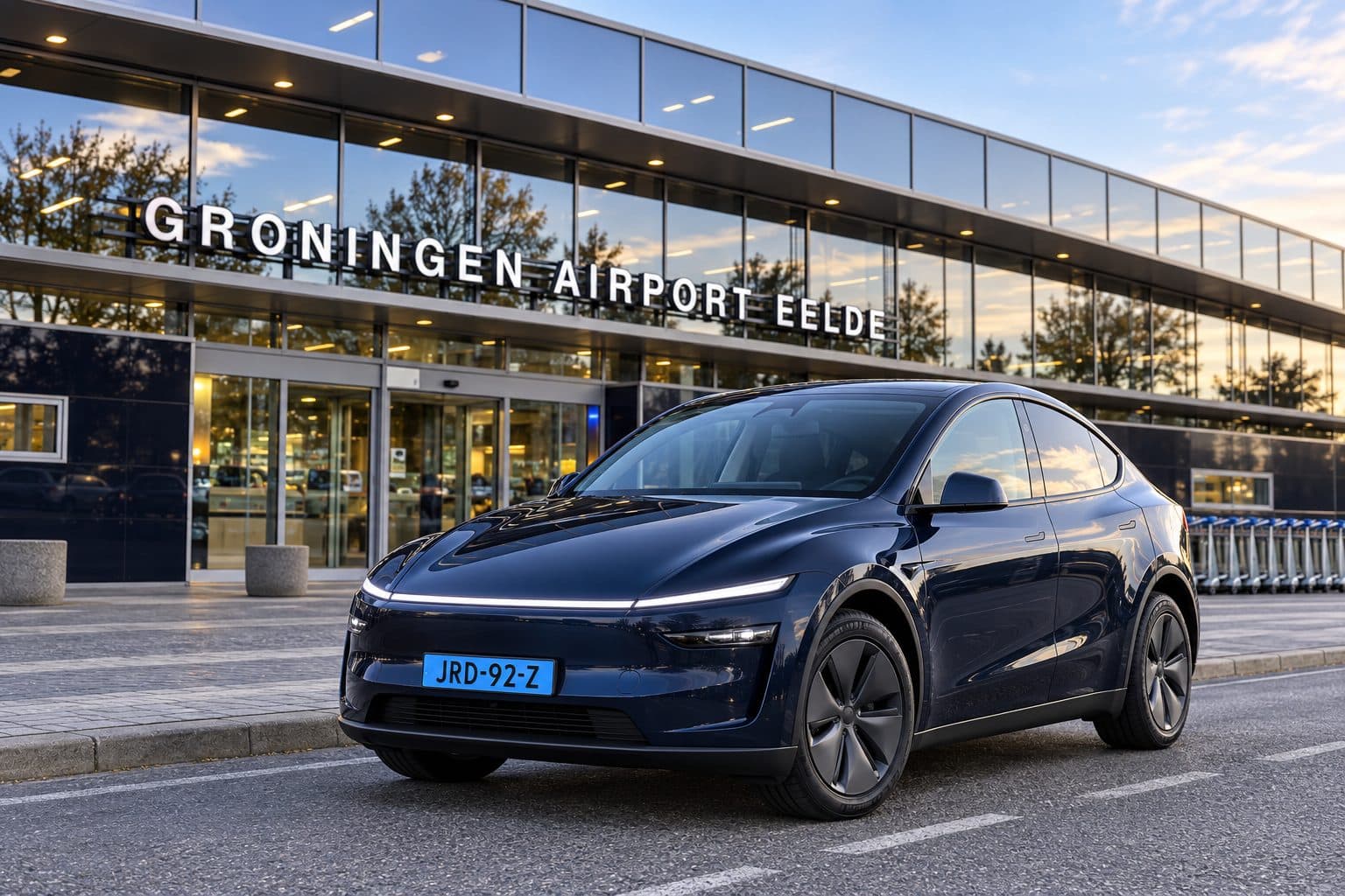 Taxi Far bij Groningen Airport Eelde