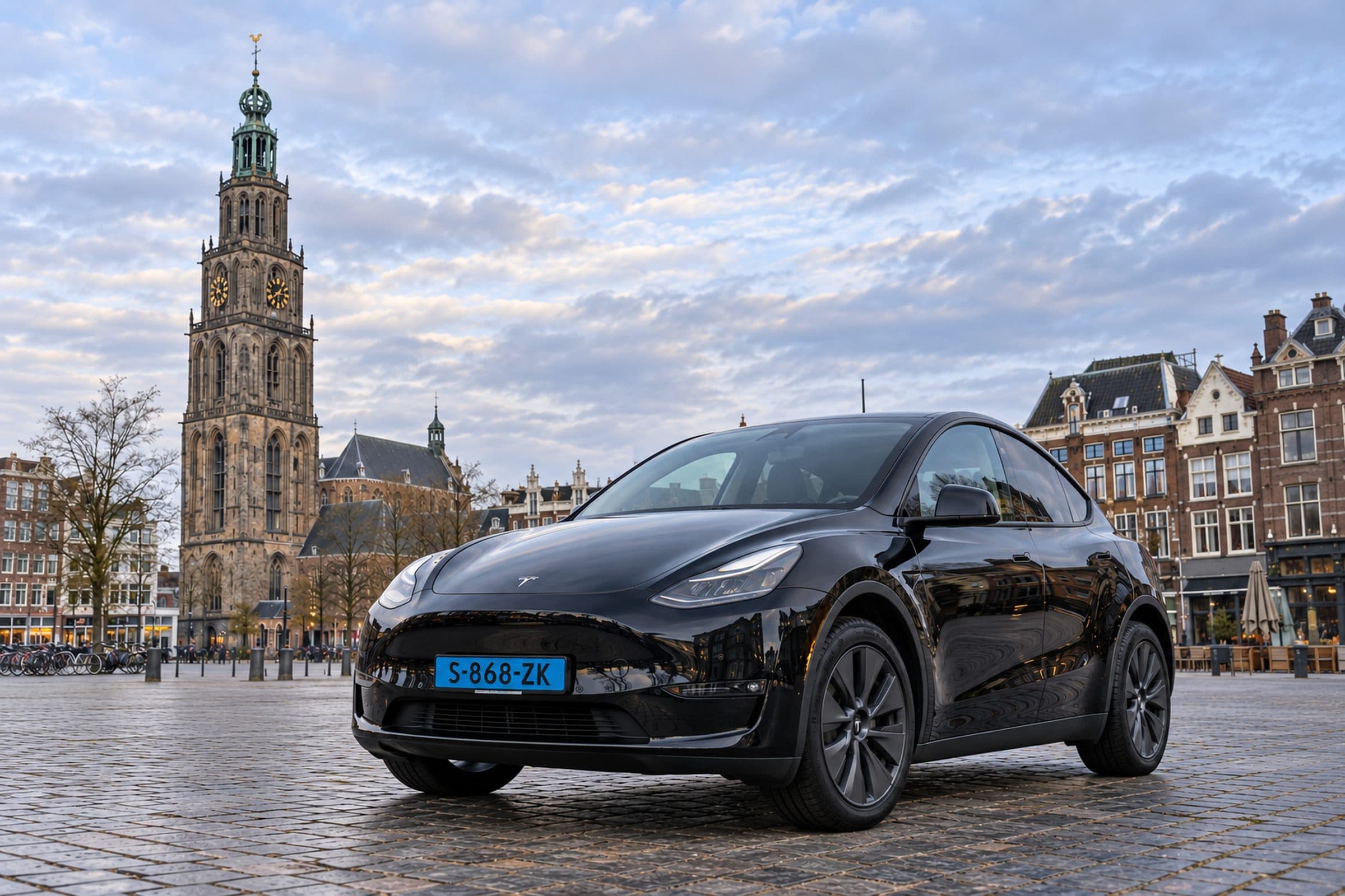 Taxi Far in de stad Groningen